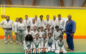 Entrainement avec un podium du championnat de France 2e division cadets