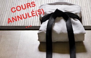 📢 ANNULATION COURS 🥋