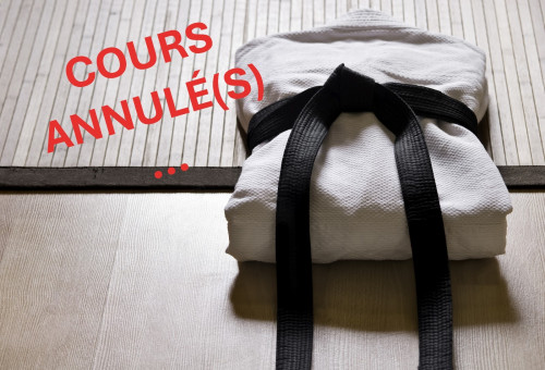 📢ANNULATION COURS🥋
