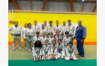 Entrainement avec un podium du championnat de France 2e division cadets