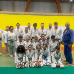 Entrainement avec un podium du championnat de France 2e division cadets